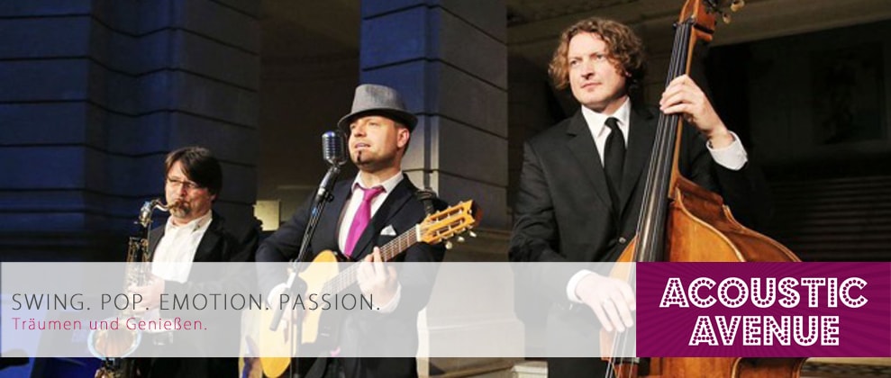 Liveband Hochzeit Karlsruhe Acoustic Avenue Swing Jazz Dinnermusik