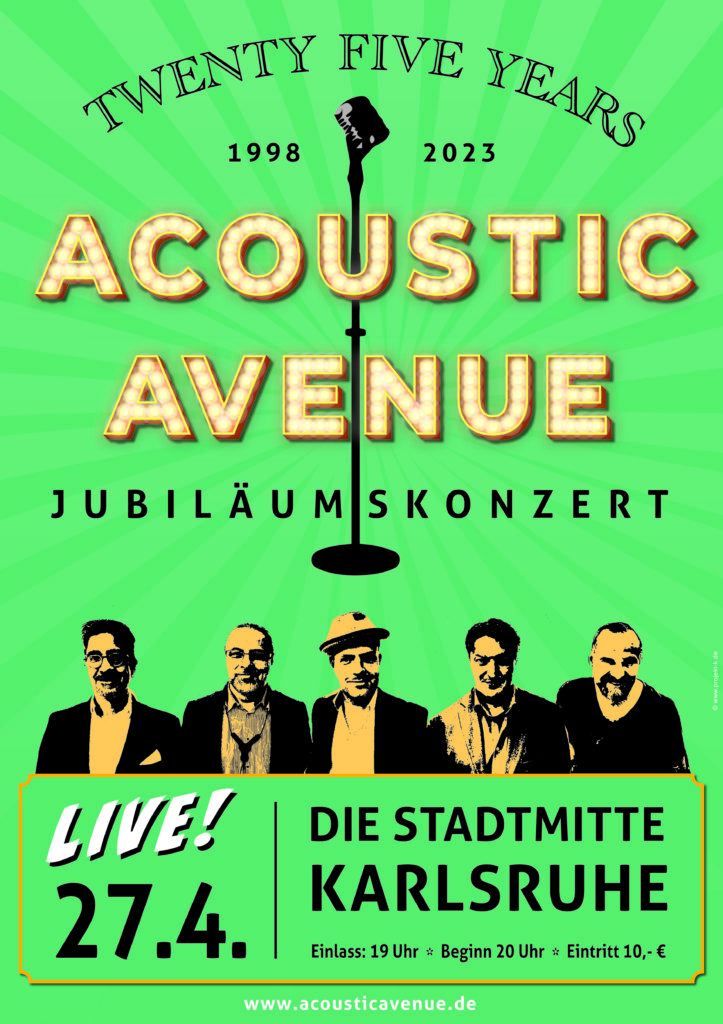 Acoustic Avenue - Jubiläumskonzert 25 Jahre